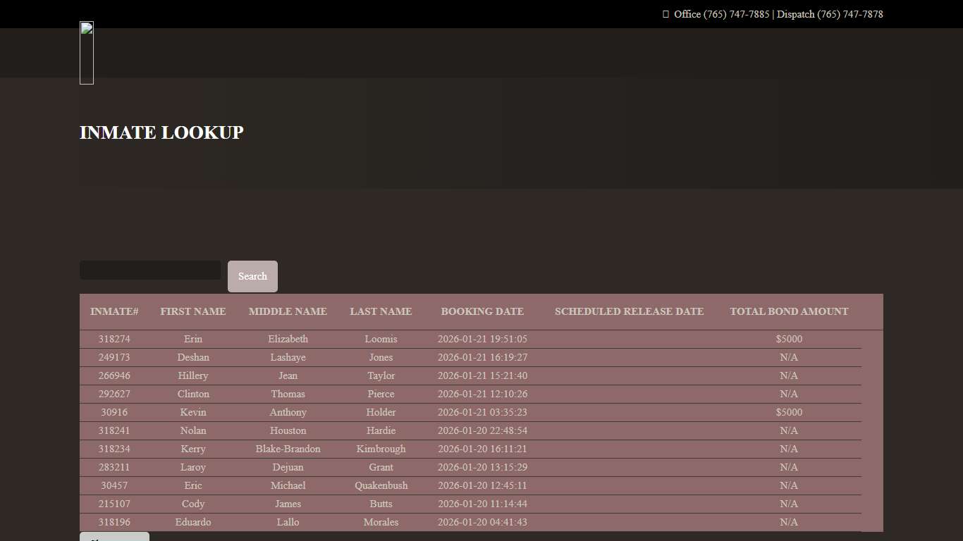 Inmate Lookup - Delaware County Sheriff