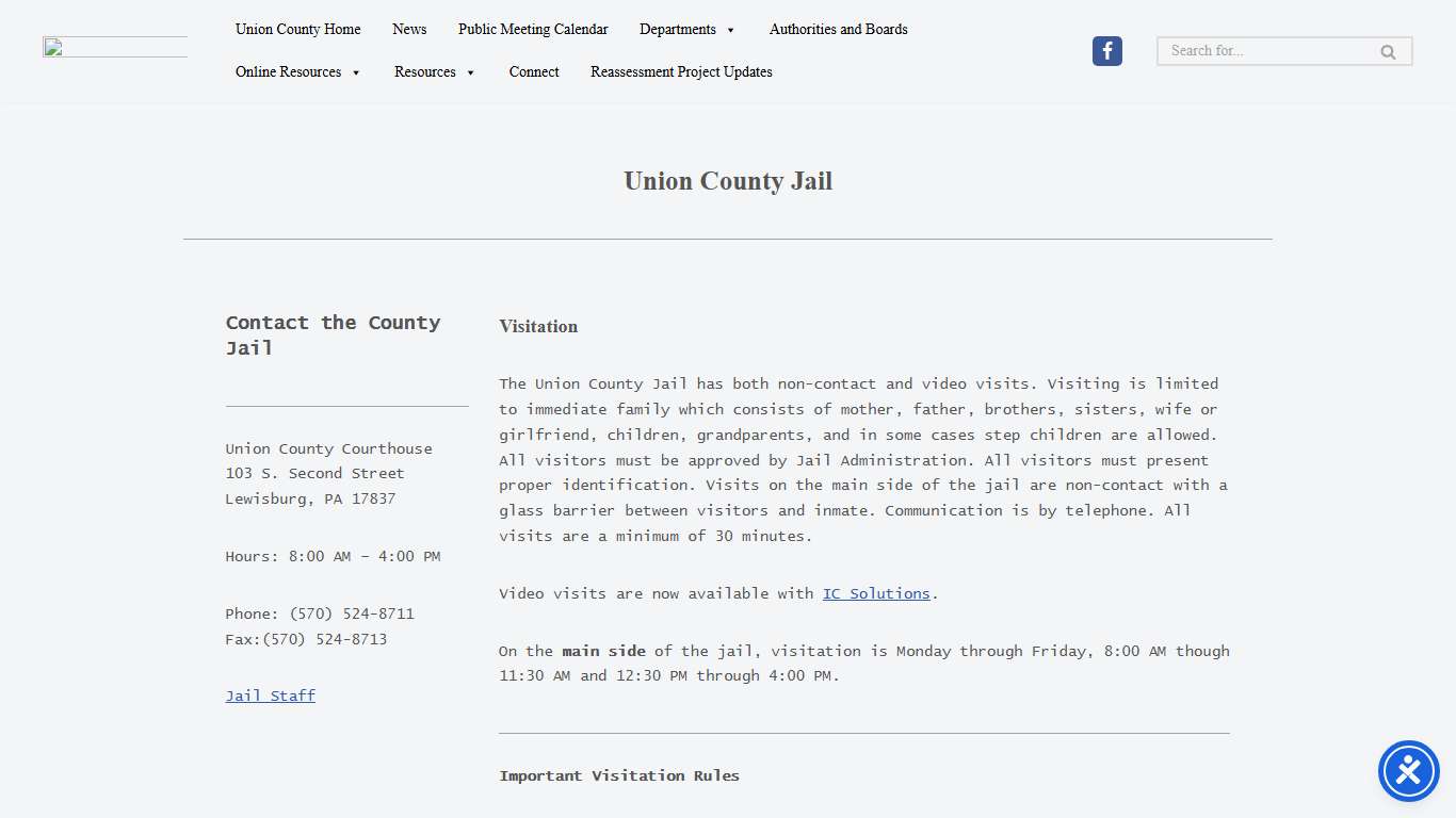 Union County Jail – Union County, Pennsylvania